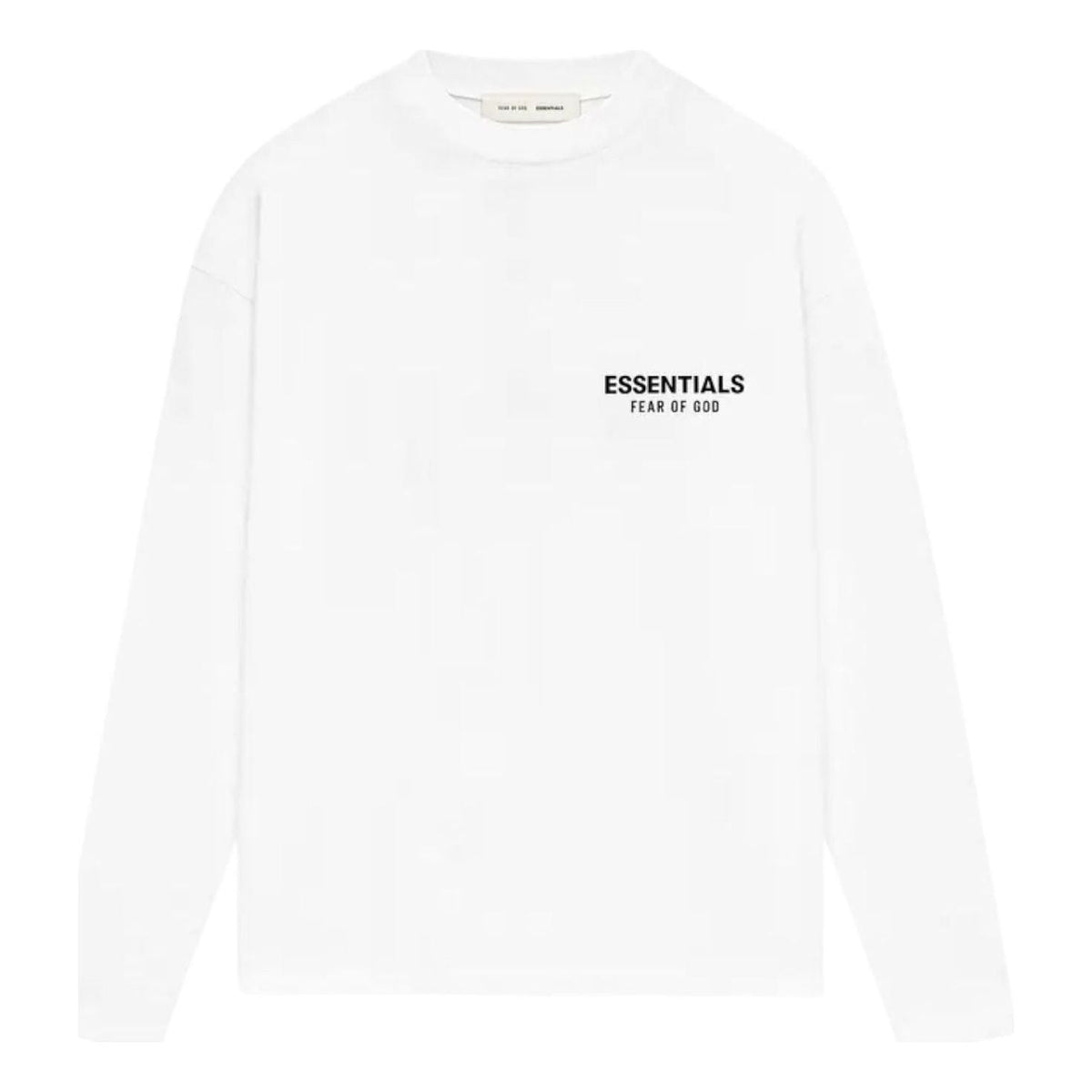 Fear of God Essentials Classic Long-Sleeve T-Shirt 'Bright White' 125AS254202F
