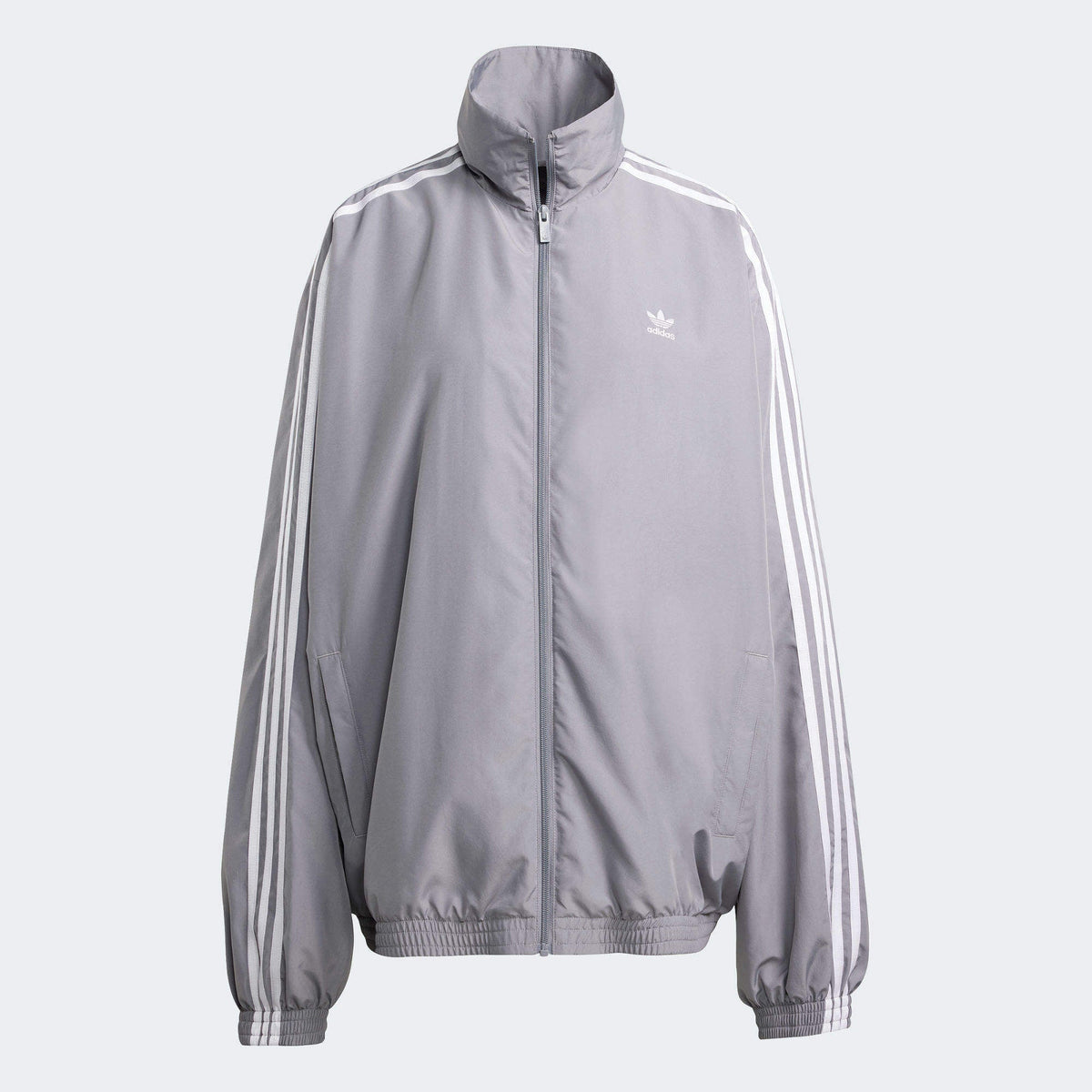 (WMNS) adidas Adilenium Season 3 Oversized Track Jacket Asia Sizing 'Grey' JD3394