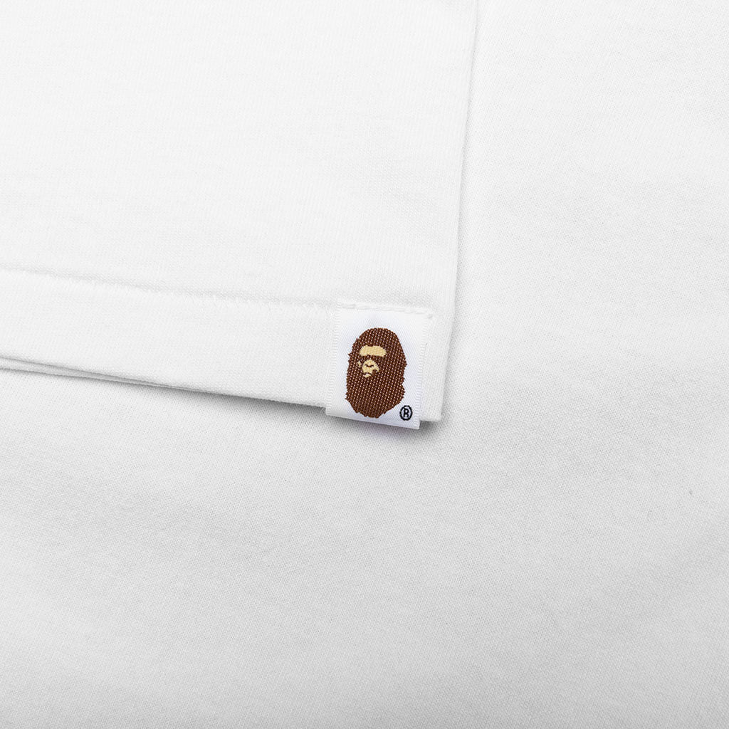 Bape Check By Bathing Ape Tee - White