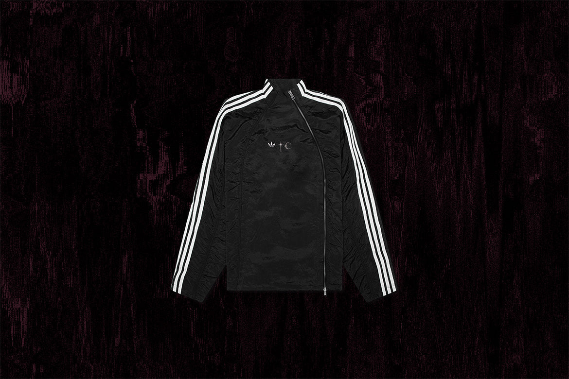 adidas Originals x Thug Club Woven Track Top - Black/Silver Metallic