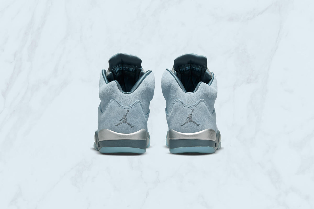 Women's Air Jordan 5 Retro "Bluebird"- Ice/Blue Graphite
