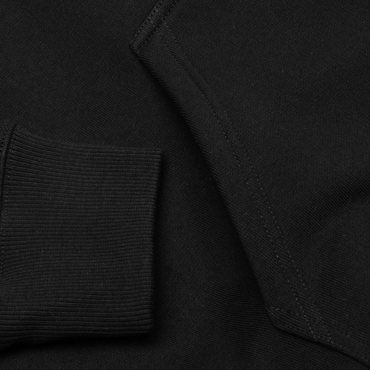 Reflective Slim Fit Hoodie - Black