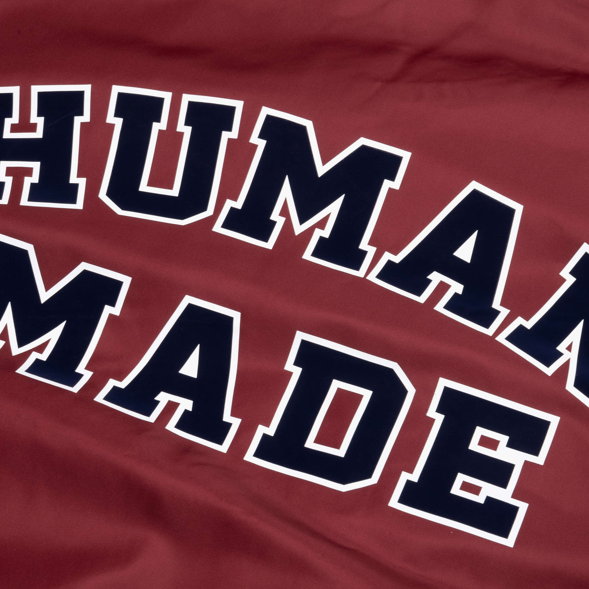 Nylon Stadium Jacket - Burgundy