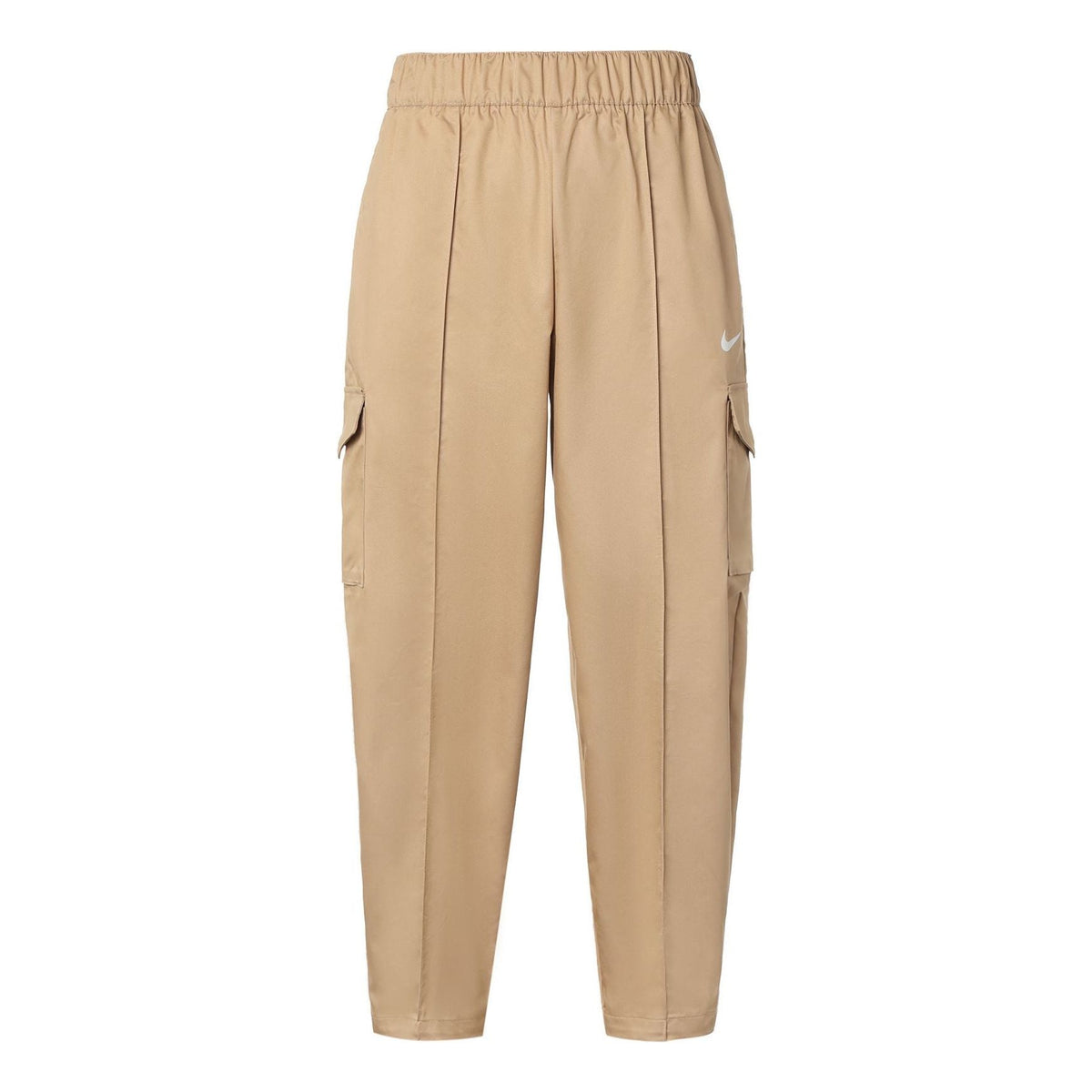 (WMNS) Nike Sportswear Essentials Woven High Waist Long Pants/Trousers Yellow DD5984-200