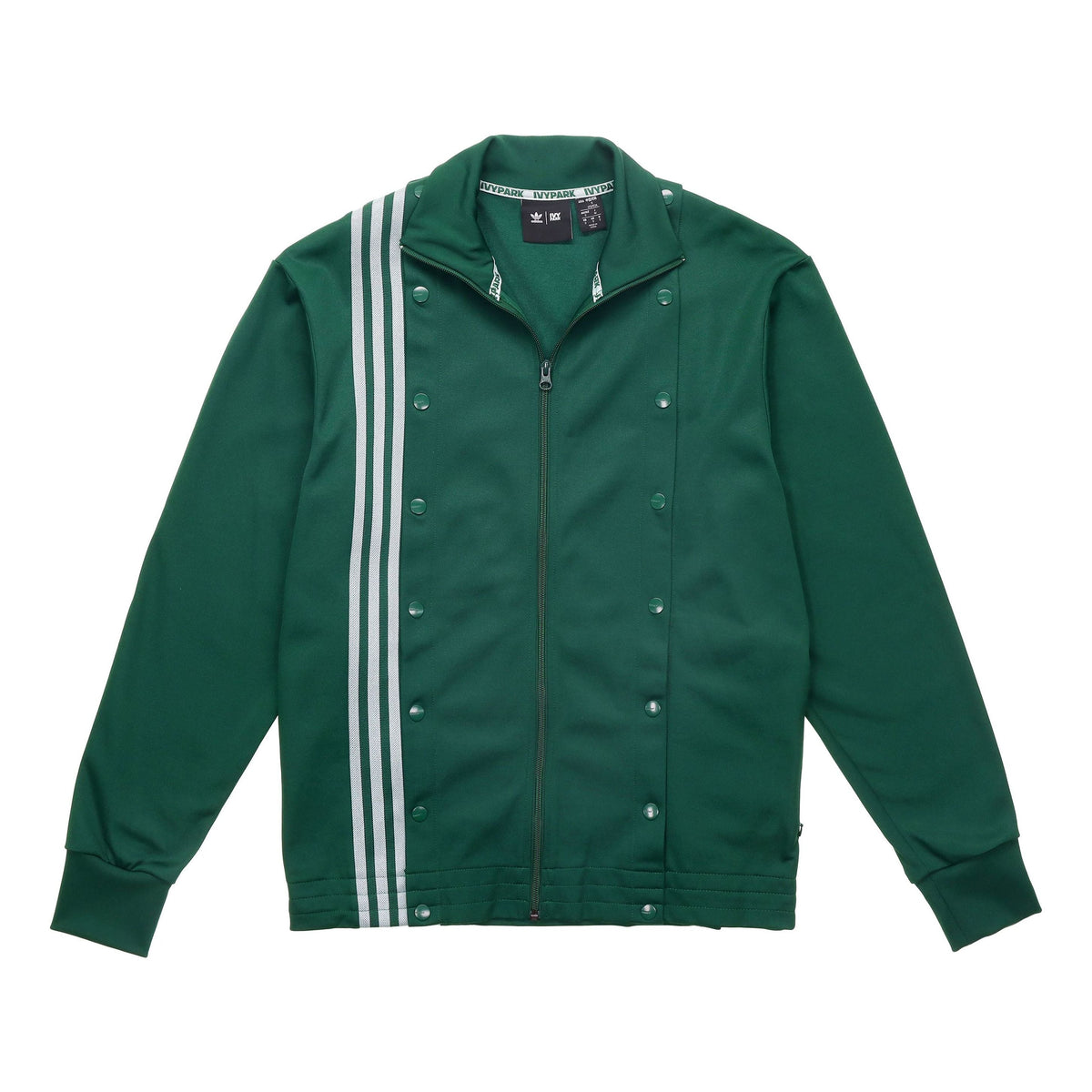 adidas originals x IVY PARK Crossover Stripe Sports Jacket Couple Style Grass Green GV1582