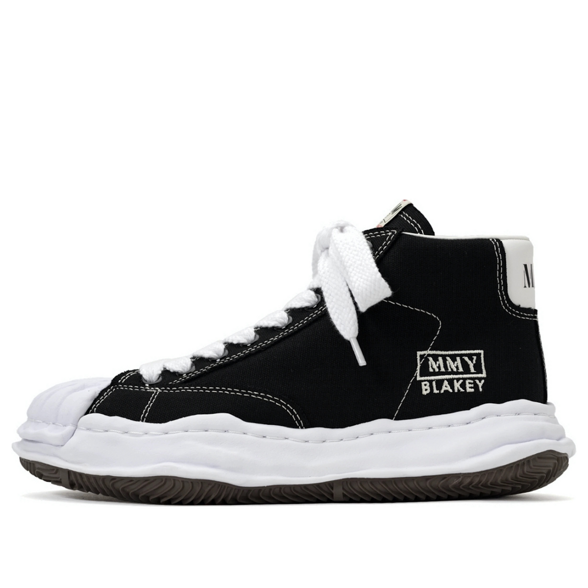 Maison MIHARA YASUHIRO BLAKEY OG Sole Canvas High-top Sneaker 'Black' A08FW736-BLK