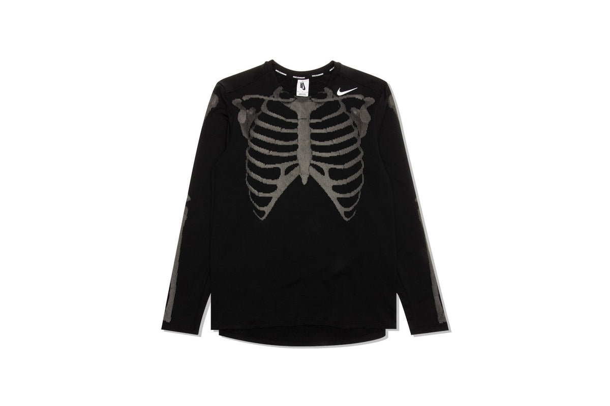 LAB Skeleton Long Sleeve Top - Black