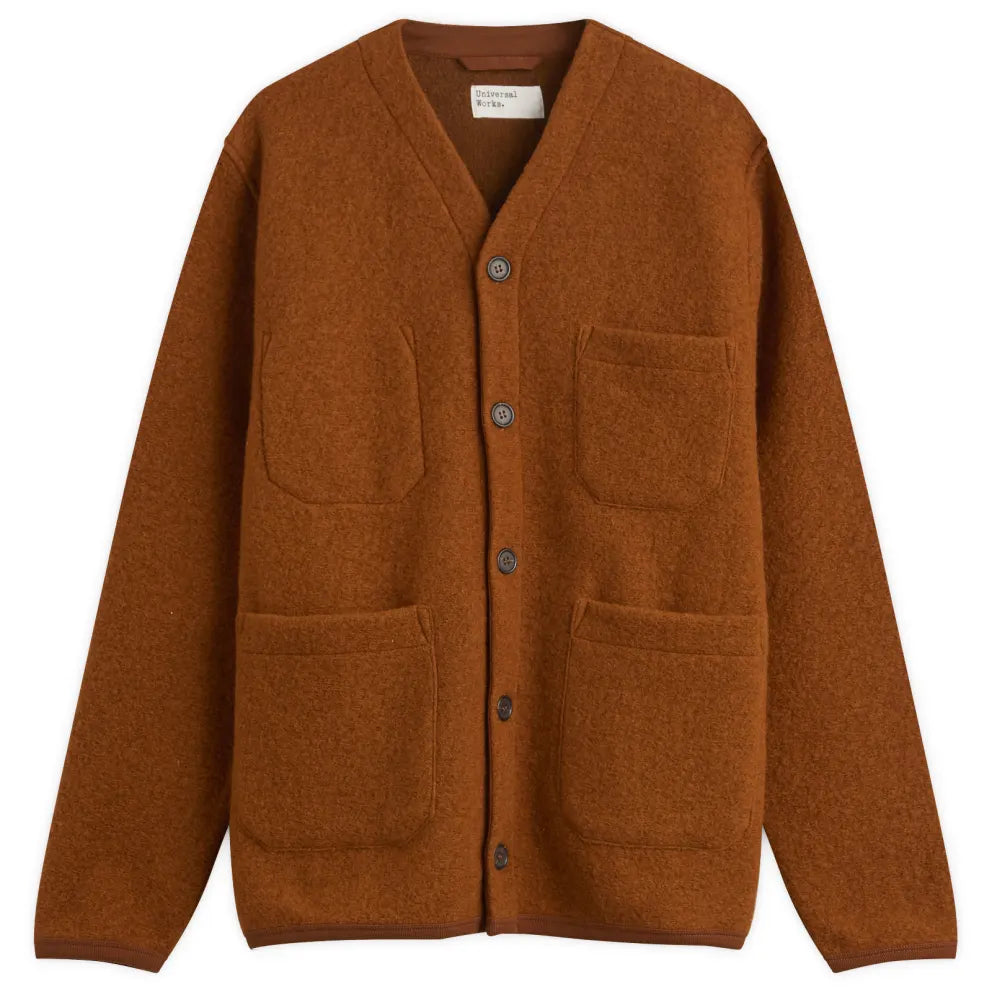 Universal Works Wool Fleece Cardigan