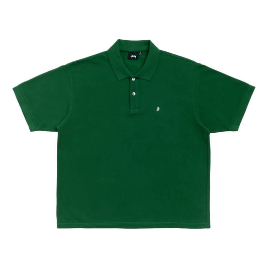 Stussy Classic Pique Polo 'Pine' 1140367-PINE