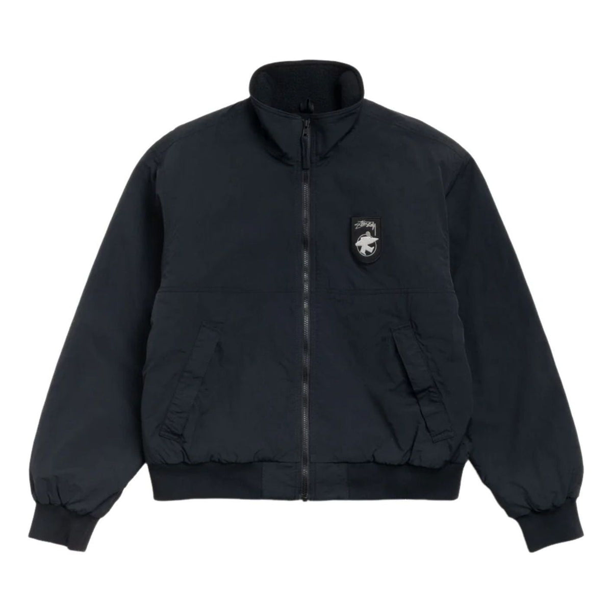 Stussy Polar Fleece Lined Jacket 'Black' 115906-BLAC