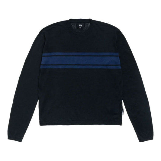 Stussy Lightweight Striped Sweater 'Black' 117297-BLAC