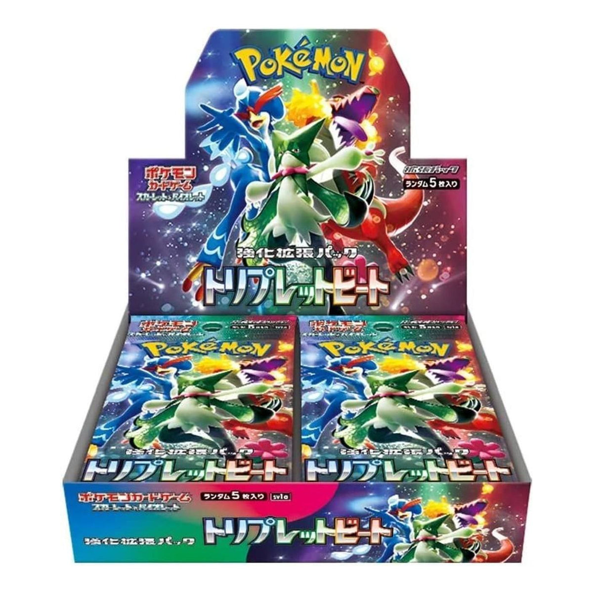 Pokemon Card JP Scarlet & Violet Enhanced Expansion Box 'Triplet Beat' PKMN-TCG-SV1A-111467