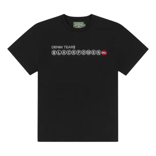Denim Tears Powerball T-Shirt 'Black' SS25TSS056261