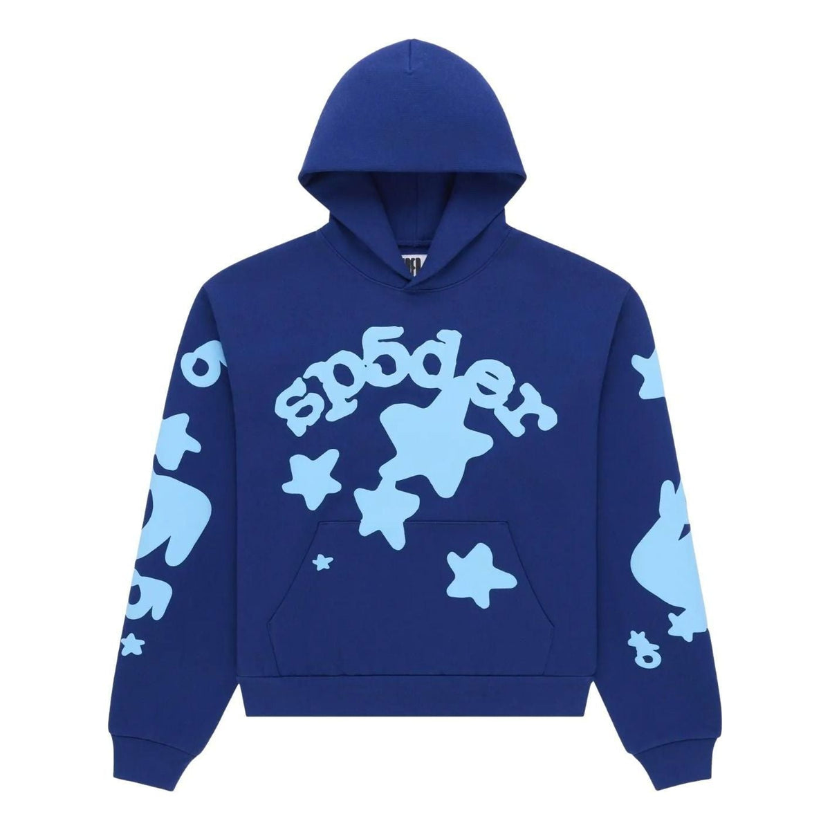 Sp5der Beluga Hoodie 'Navy' ST004SS26NVY