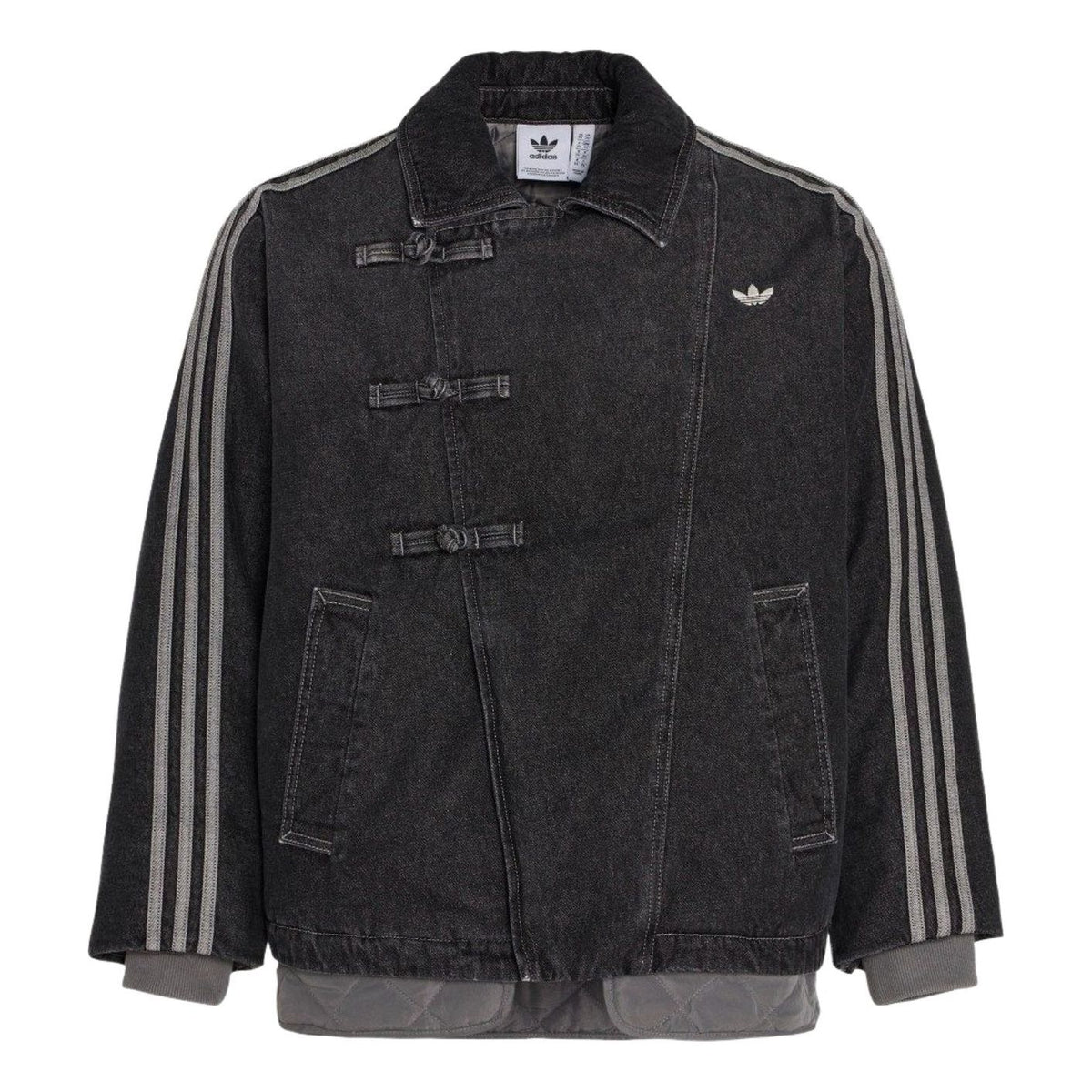 adidas New Year Pad Jacket Asia Sizing 'Medium Black Denim' KR5066