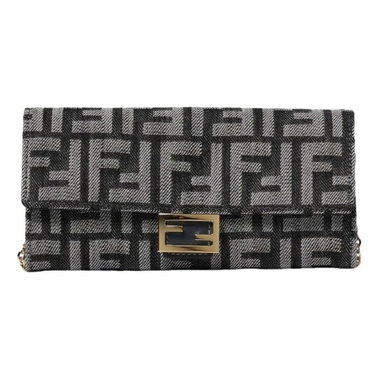 (WMNS) Fendi FW25 Baguette Chain Wallet 'Black' 8M0365AUT4F1UJ5