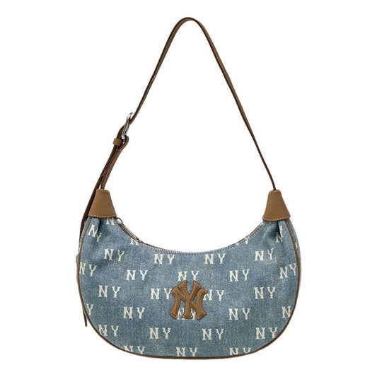 MLB Shoulder Bag Monogram New York Yankees 'Denim Blue' 3ABQMV55N-50BLL