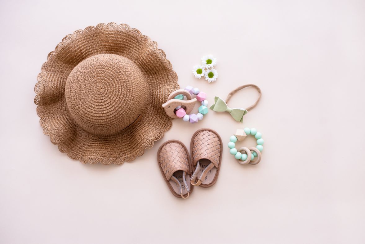 Baby Straw Hat – Lightweight Summer Sun Hat for Babies and Toddlers