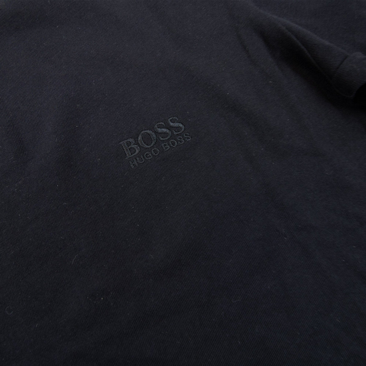 Pre-Loved BOSS Mens Regular Fit Crew Neck Black Small