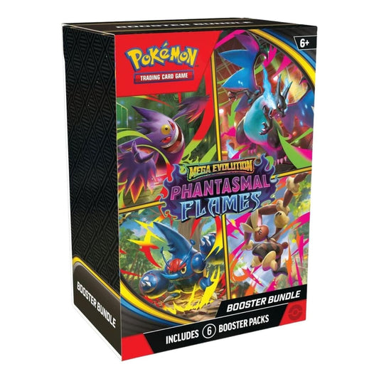 Pokemon Card Eng. 2025 Pokemon ME02: Phantasmal Flames Booster Bundle Box 10-10191-101