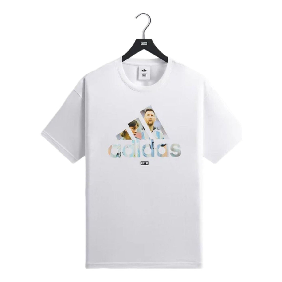 KITH x Messi for adidas Football Graphic T-Shirt 'White' ADKU4264