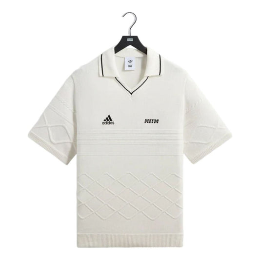 KITH x Messi for adidas Football Knit Polo 'White' ADKU4269