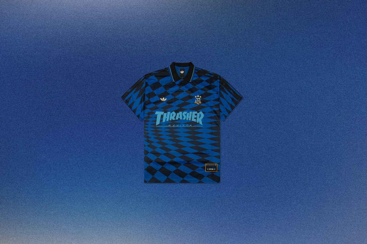 adidas Originals x Thrasher x AFA Argentina Jersey - Black/Blue