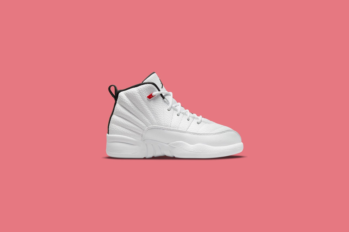 Air Jordan 12 Retro (PS) "Twist" - White/University Red