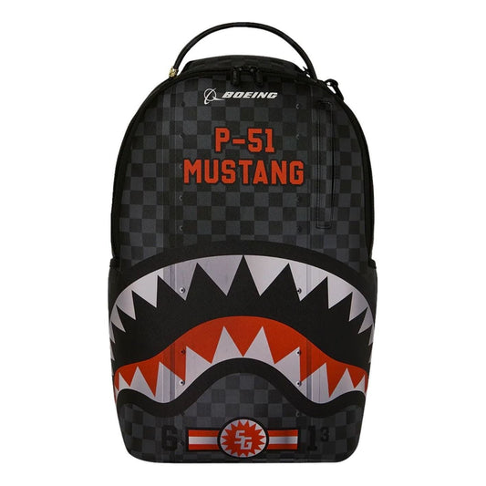 Sprayground x Boeing P-51 Mustang Backpack 'Black Red' G6875-64