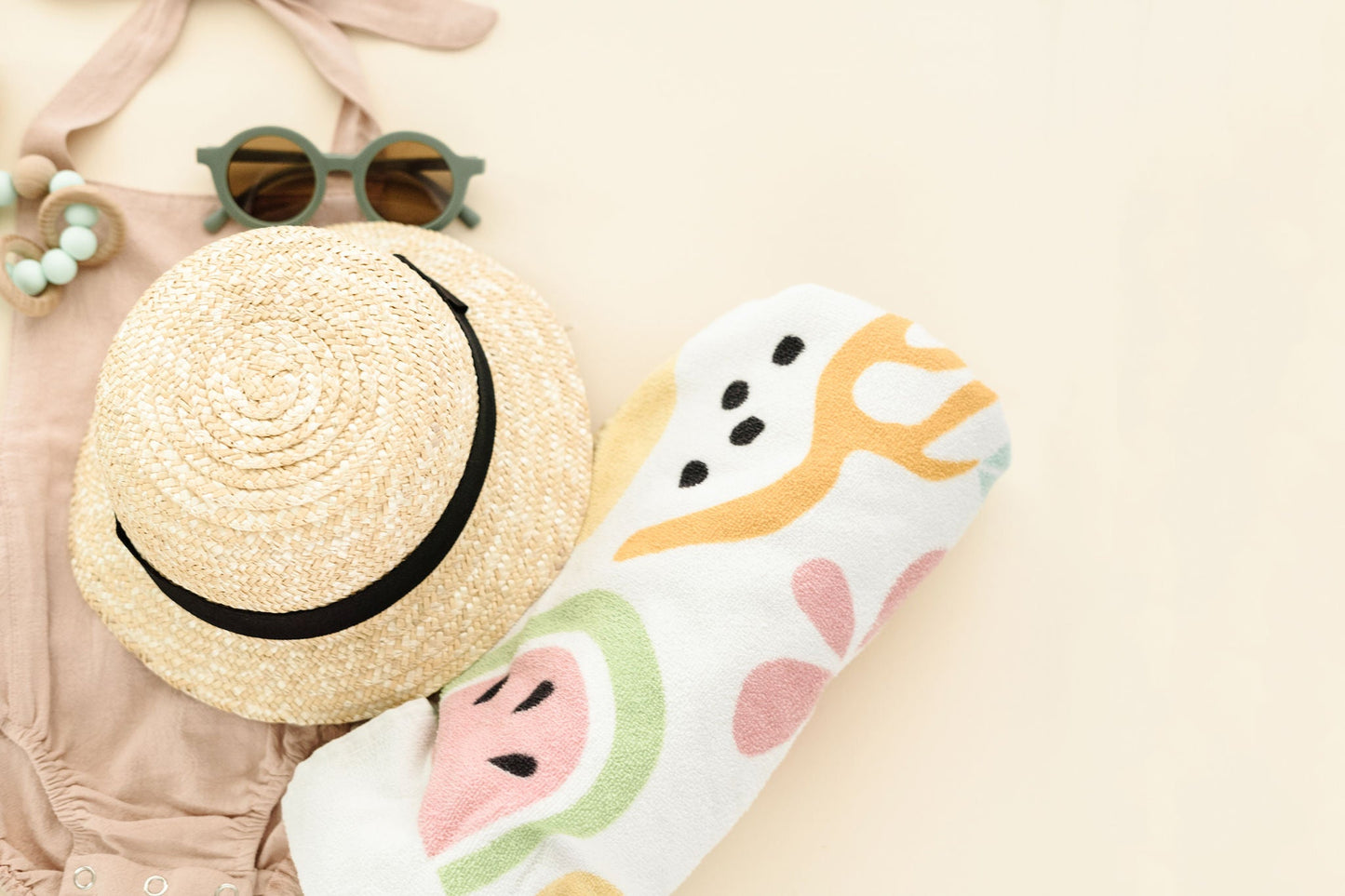 Unisex Straw Baby Hat