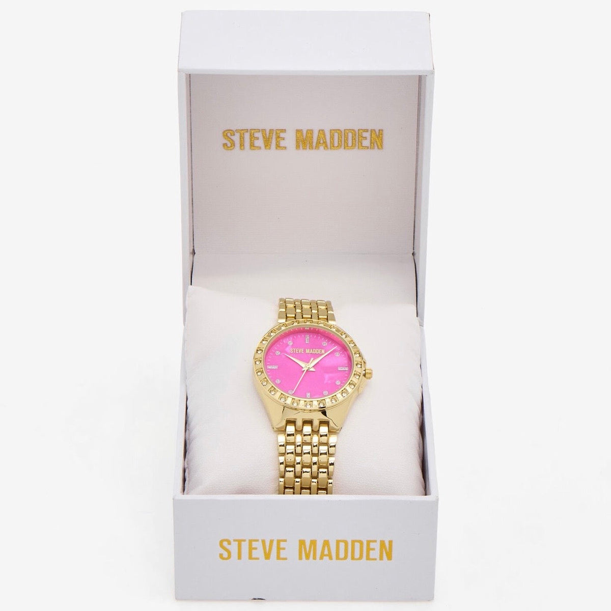 Womens Steven Madden Pink Watch