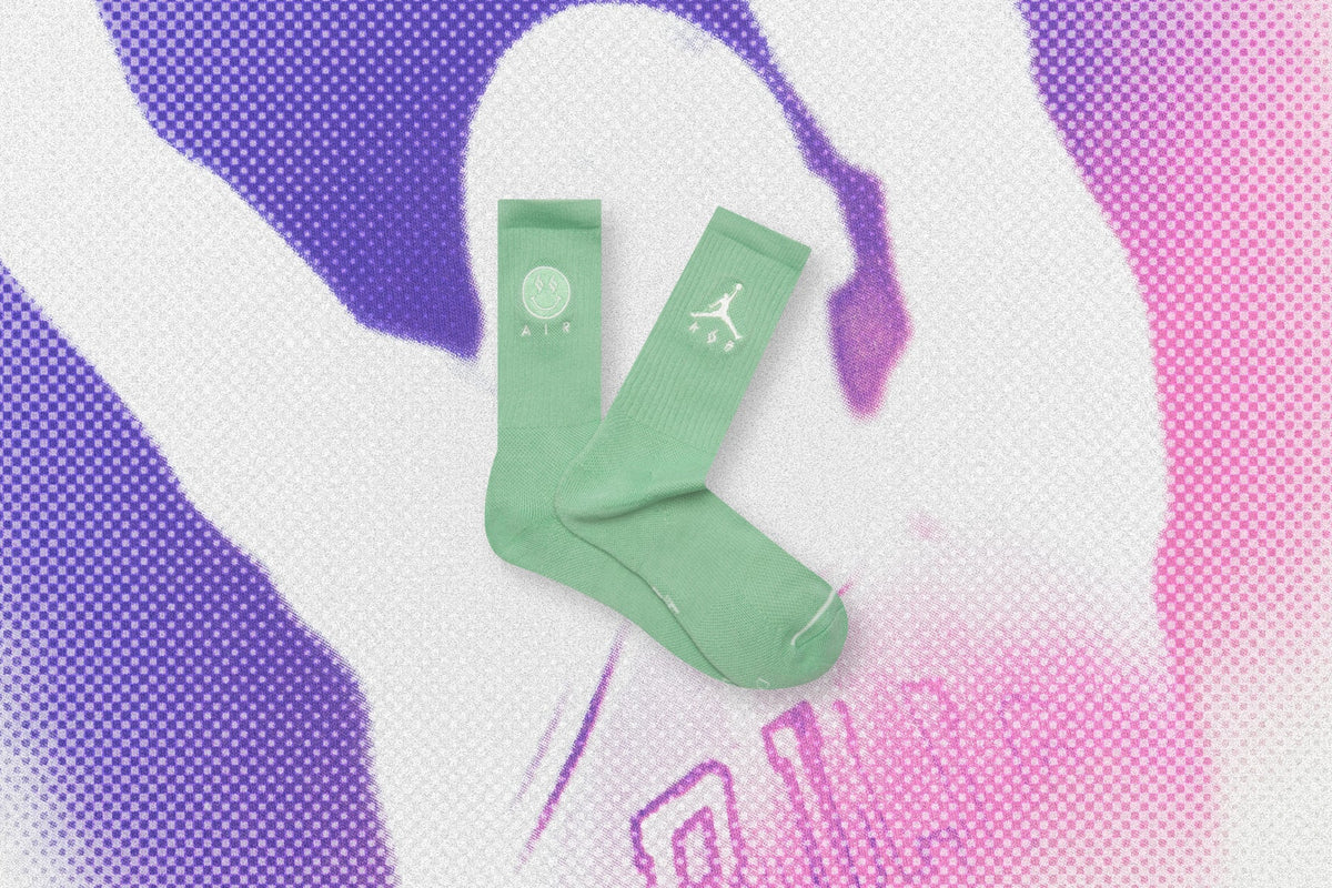 Jordan x J Balvin Legacy Socks - Enamel Green