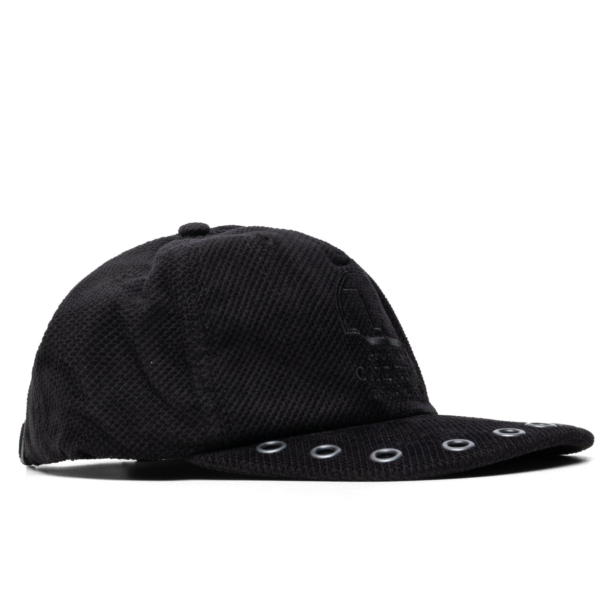 Eyelet Trucker Cap - Black
