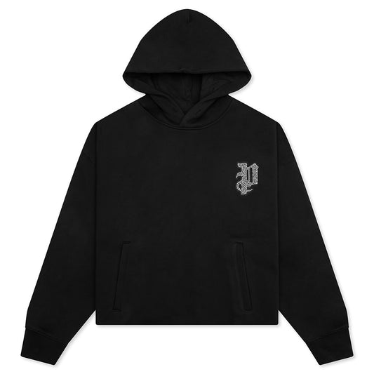 Heavyweight Fleece Oversized Hoodie - Black
