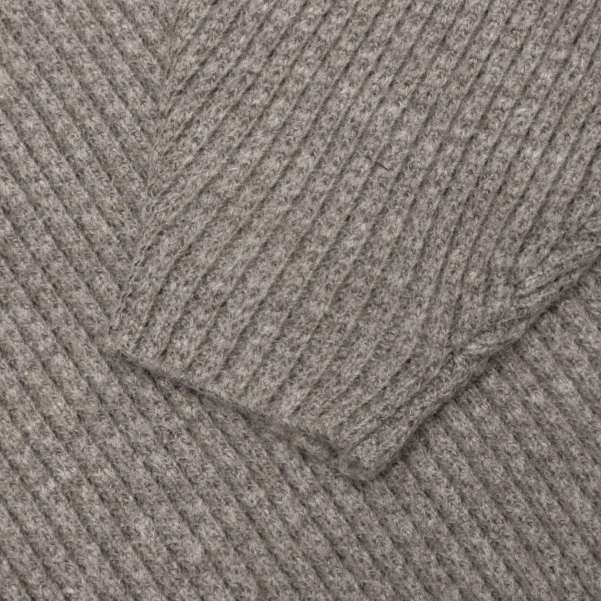 Heavy Waffle Cardigan - Heather Gray