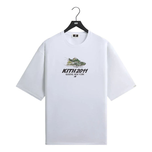 KITH x New Balance 2011 Sketch Jones T-Shirt 'White' KHM030142-101