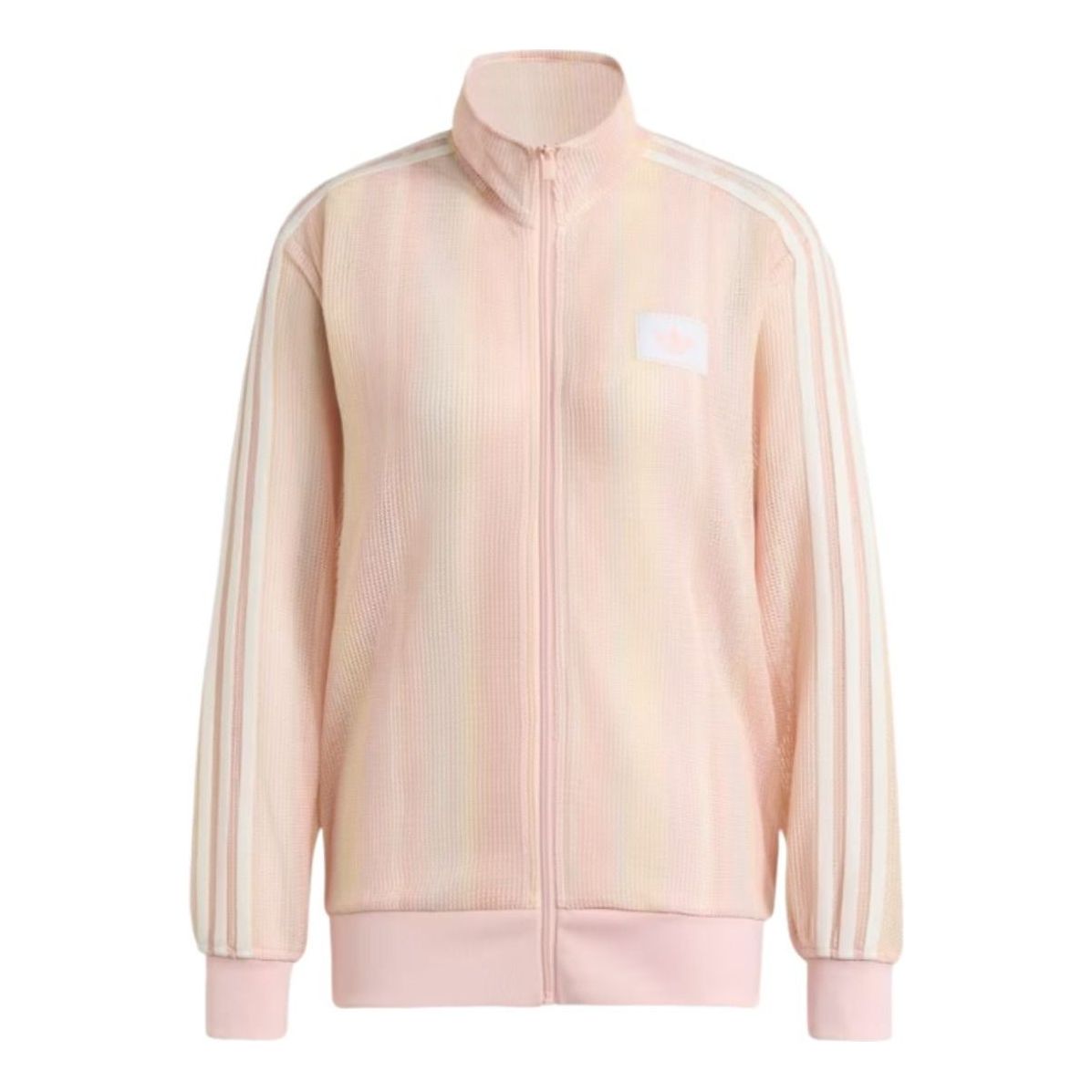 (WMNS) adidas Summer Glow Knitted Firebird Track Top Asia Sizing 'Sandy Pink' KY2031