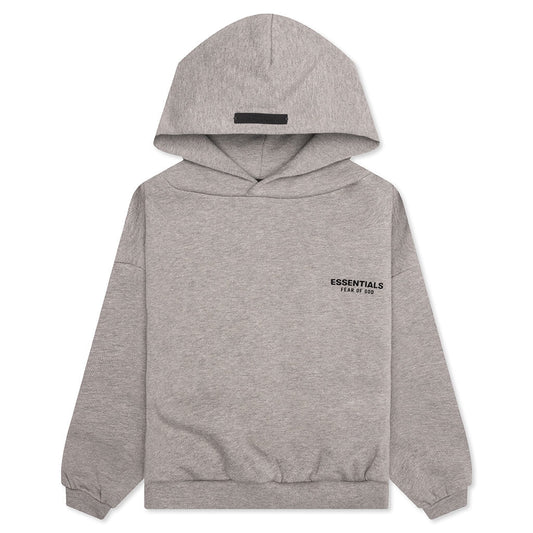 Kid's Fleece Hoodie - Heather Gray