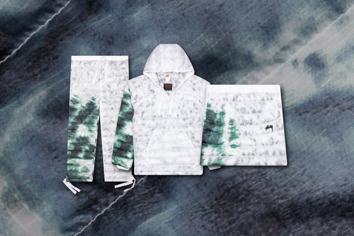 Nike x Stussy Insulated Jacket - White/Gorge Green