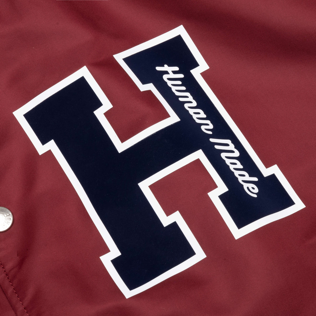 Nylon Stadium Jacket - Burgundy