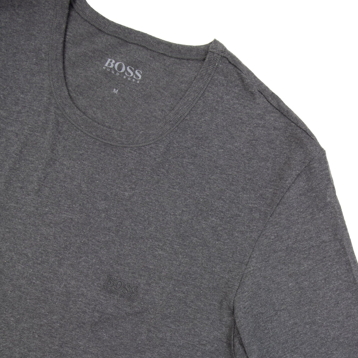 Pre-Loved BOSS Mens Regular Fit Crew Neck Grey Medium