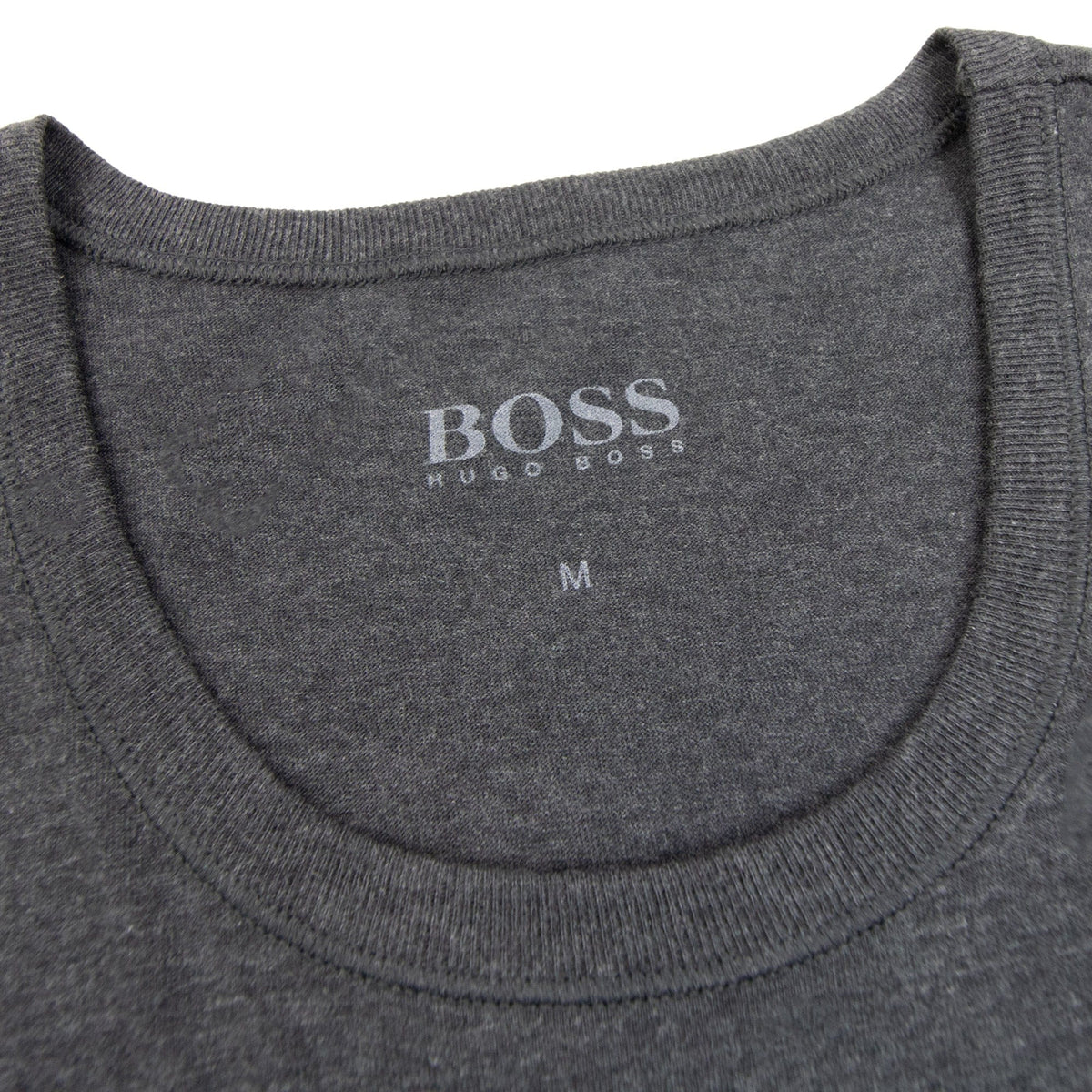 Pre-Loved BOSS Mens Regular Fit Crew Neck Grey Medium