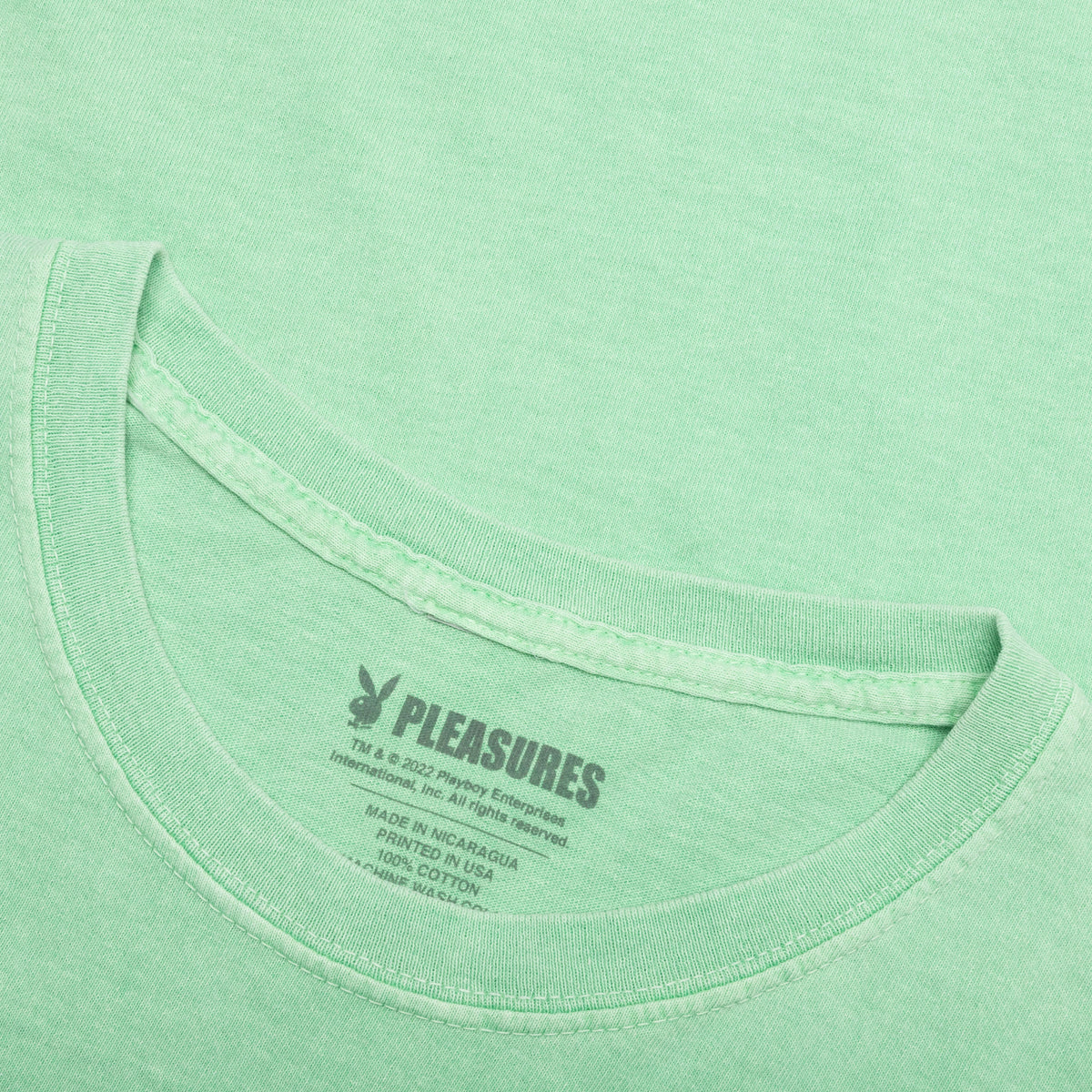 PLEASURES x Playboy Entertainment Pigment Dye T-Shirt - Green