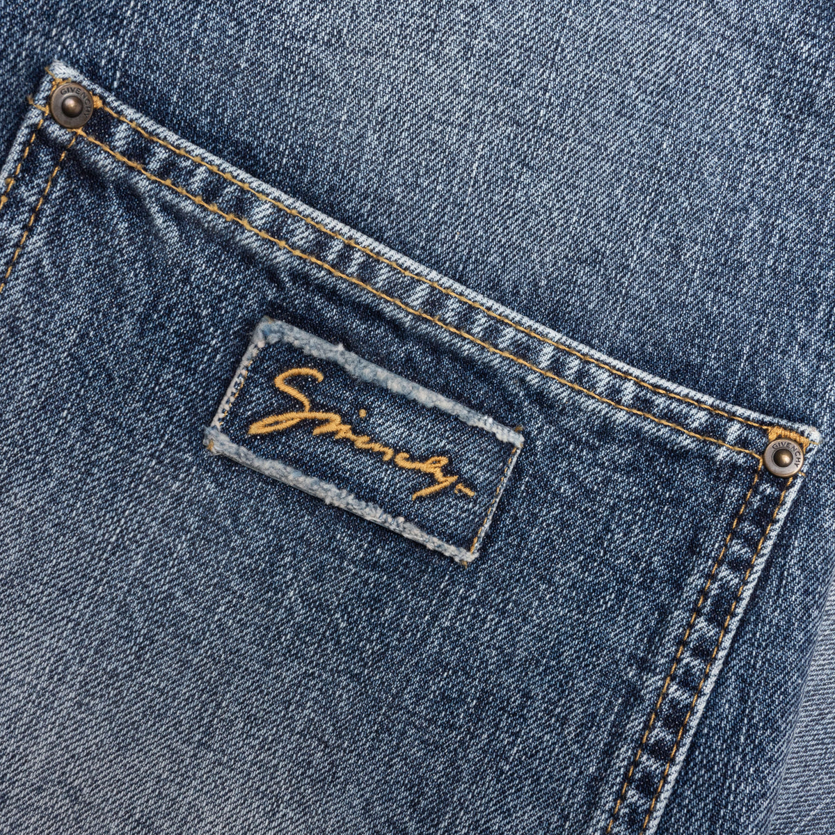Relaxed Fit Denim Pants - Light Blue