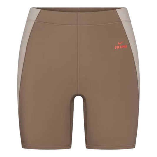 (WMNS) Nike x SKIMS Shine High-Waisted 5" Biker Shorts 'Truffle Stone' SHSHO9501W-TST