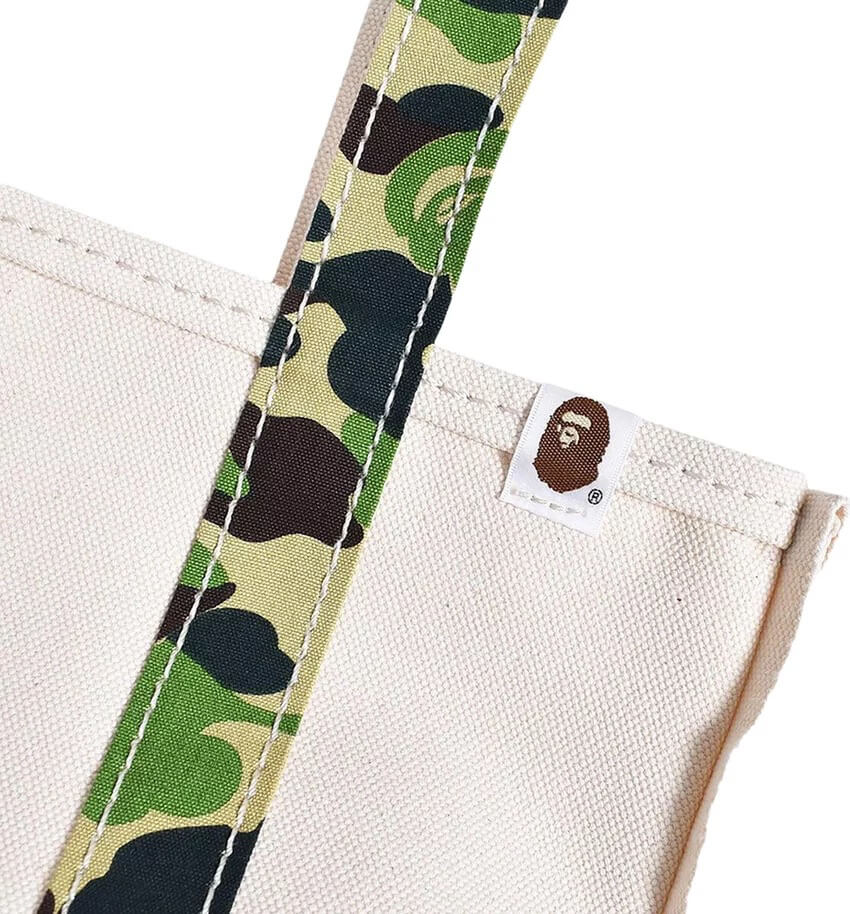 Saint Michael x A Bathing Ape Medium Tote Bag - White/Camo