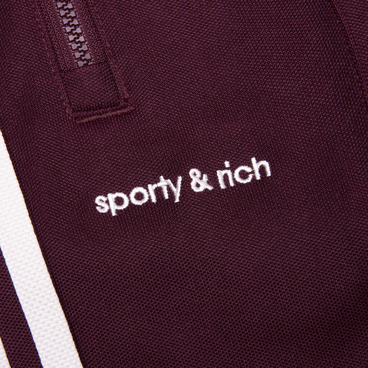 adidas Originals x Sporty & Rich Track Pant - Maroon