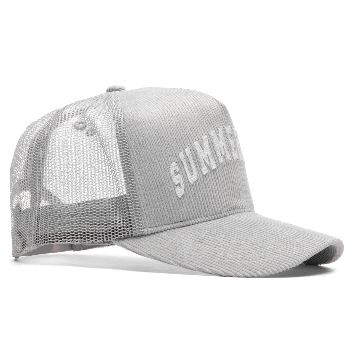 Summerland Corduroy Trucker Hat - Grey