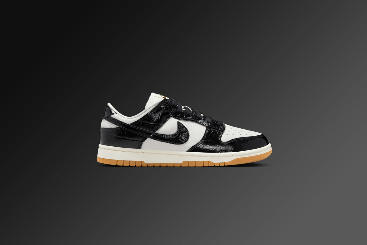 Women's Dunk Low LX 'Black Croc' - Phantom/Black/Sail
