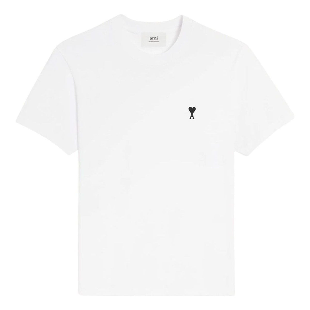 AMI Small Heart Logo T-Shirt 'White' HTS346-724-100